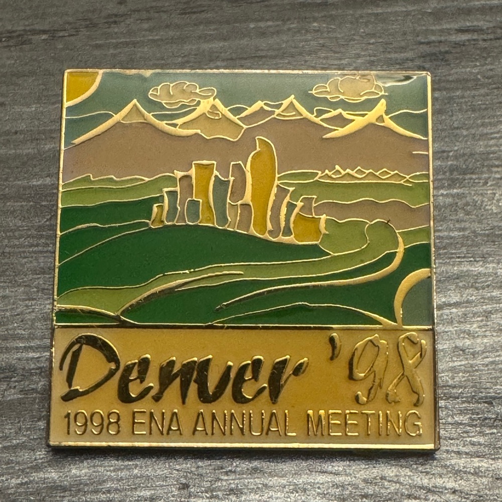 VTG lapel pin Denver 1998 ENA Emergency Nurses Association Annual Meeting
